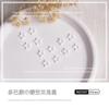 Yiwu resina para unhas joias pequeno desenho animado mini tridimensional oco cinco pontas estrelas amor dopamina cor plana