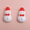 Conjunto de Natal Desenho Animado Fofo Acessórios de Resina Acessórios de Cabelo DIY Faixa de Cabeça Grampo de Cabelo Capa de Celular Adesivos para Copo d'Água