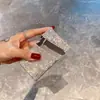 Lujo Ligero Creativo Caja de Cigarrillos para Mujer Incrustada de Diamantes Encendedor Electrónico a Prueba de Viento con Diamante Set Caja de Regalo para Cigarrillos Comercio Exterior Transfronterizo