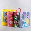 Sacola plástica personalizada criativa pp fosca sacola de presente embalagem de bebida sacola tote logo personalizado