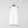 [Oferta Especial] Vestido de Tricô Zz Simples e Elegante Sem Mangas Novo Estilo Chinoiserie