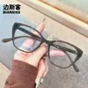 81073 Novos Óculos Gatinho Retrô Tendência High-End Redutores de Idade Anti-Luz Azul Óculos Armação Casual Emagrecedora
