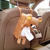 Caja de Pañuelos para Coche Coche Asiento Trasero Colgante Caja de Pañuelos Dibujos Animados Bolsa Colgante Asiento Trasero de Coche Caja de Pañuelos