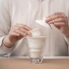 Dehua porcelana jade sebo taza rápida para invitados una tetera con dos o tres tazas elegante cerámica blanca portátil para viajes al aire libre juego de té