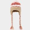 Moda Europea y Americana Exterior Resistente al Frío Gorro para Orejas Infantil Moderno Costura Combinada Versátil Trenzado Cálido Gorro Tejido Gorro de Lana para Esquí