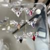 Decorações Populares para Unhas Xiaohongshu em Formato de Diamante Estilo Francês Minimalista Liga de Metal Acabada Bola de Strass Decoração para Unhas Atacado em Estoque