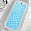 Alfombrilla de baño antideslizante, alfombrilla larga para ducha con agujero de drenaje, ventosa, alfombrilla de baño, alfombrilla de baño interior, alfombrilla de baño antideslizante, alfombrilla de baño