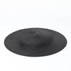 Nuevo sombrero de paja de ala corta y copa plana para primavera y verano, detallado, de paja, moda, elegante, forma cóncava, mini sombrero de paja decorativo