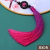16CM cuentas de la suerte borla degradada borla colgante de vestuario antiguo Hanfu placket de presión cheongsam colgante de guqin oreja colgante al por mayor