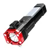 Linterna multifuncional transfronteriza ABS linterna de enfoque de luz fuerte linterna pequeña portátil para exteriores para el hogar