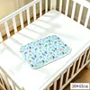 Colchón Impermeable para Cuna de Bebé TPU Capa Impermeable Engrosada Algodón de Sarga de Tres Capas Esterilla para Bebé Esterilla Impermeable Barrera contra la Orina para Bebé