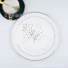 Servilletas de Papel Estampadas en Oro al por Mayor por Fabricante, 20 Hojas, Servilletas Desechables para Restaurantes Occidentales, Uso Comercial, Decoraciones para Fiestas Navideñas