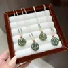 Cadena para Clavícula de Jade Hetian, Jade Hetian Natural en Color de Agua Clara, Colgante de Paz, Bolsa de la Suerte, Calabaza, Collar de Buda de Jade Hetian