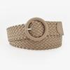 Nova moda europeia e americana doce cor redonda couro bolsa fivela cinto largo feminino all-match roupas decorativas cinto tecido feminino