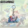 Zootopia 2 Nick Judy Gary Llavero Acrílico Ins de Alto Valor Mochila Mercancía de Película Colgante