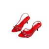 Zapatos de Mujer de Tacón de Aguja con Pedrería Boca de Pez 2025 Nuevos Sandalias Francesas de Punta Fina Tacones Altos Elegantes Zapatos Romanos Zapatos de Moda