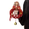 Regalo de Año Nuevo, Corona de Flores Retorcidas de Nuevo Estilo, Colgante de la Fortuna, Materiales Hechos a Mano para Manualidades, Decoración de Pared para Coche, Regalo Creativo