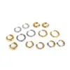Pendientes de Acero de Titanio Incrustados con Diamantes Estilo Lujo Ligero Moda Europea y Americana para Mujer, Diseño Versátil Pendientes y Aros de Acero Inoxidable 304 Venta al por Mayor