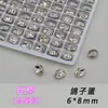 Ovos de pombo K9 de alta qualidade 6*8mm corte ninho de pássaro grandes decorações de diamante brilhante de alta transparência com base pontiaguda para nail art