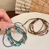 Pulsera de Cuentas Bohemiana de Múltiples Capas para Mujer, Pulsera de Estilo Étnico Chino Retro Nuevo, Joyería de Mano Exquisita de Nicho