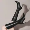 Botas altas de tacón de aguja para mujer, nueva colección otoño e invierno 2026, versátiles y elegantes botas de montar de punta fina