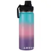 Nueva Olla Espacial de Acero Inoxidable 304 Doble Capa 18oz Taza de Agua de Gran Capacidad Portátil para Exteriores Taza Deportiva con Aislamiento Frío
