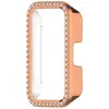 Fábrica Adecuado para Funda Huawei Bracelet 89 con Película Templada Incrustada de Diamantes Funda Integrada Huawei Bracelet 10 Funda Protectora de Diamantes de una Sola Fila