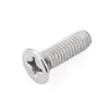 Tornillos de Acero Inoxidable 304 de Cabeza Avellanada Cruzada con Dientes Triangulares Autoperforantes con Bloqueo Tornillos de Dientes Triangulares al por Mayor M3/M4/M5/M6