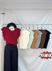 Suéter de manga corta estilo coreano, elegante, holgado, ajustado, dulce, para mujer, primavera y verano, nuevo top adelgazante de color sólido