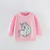 Camiseta de Manga Longa com Gola Redonda, Estilo Europeu e Americano, Macia e Confortável, para Crianças Pequenas, Modelo Direto da Fábrica, Outono 2026
