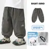 Pantalones Cargo de Algodón Puro Estilo Europeo para Niños Verano 2026 Nueva Ropa Infantil Pantalones para Niños Pequeños y Bebés Pantalones Finos Anti-Mosquitos