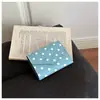 Billetera pequeña casual para mujer, nuevo estilo ins, mini bolso coreano dulce con lunares, diseño de nicho, monedero, lindo bolso para mujer