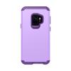Aplicável à capa de celular Samsung S9 de couro, óleo, silicone, PC à prova de choque, três em um, S9 Plus capa protetora totalmente envolvente resistente a quedas