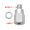 Adaptador de Temperatura do Líquido de Arrefecimento do Motor para Modificação de Carro M12X1.5-1/8Npt Conector com Rosca Interna e Externa com Gaxeta