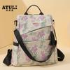Mochila para Mujer 2025 Nueva Bolsa para Madre Estampada con Texto Bolsa de Viaje Mochila Casual para Mujer Gran Capacidad para Salir