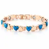 Pulsera magnética completa en forma de corazón, superventas transfronteriza europea y americana para mujer, simple y elegante, ajustable, joyería de alta gama para parejas al por mayor