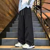 Pantalones de Esquí Impermeables con Forro de Terciopelo para Otoño e Invierno para Hombre, Marca de Moda, Pantalones Cargo Rectos Holgados para Exteriores, Pantalones Casuales Gruesos