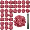 Hortênsia de Cabeça Única Hortênsia com Toque Real Flor Artificial Decoração de Casamento Flor de Bordado Cabeça de Flor Arranjo de Flores Flor de Narciso Flor Falsa