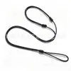 Lanyard de alta calidad con hebilla de seguridad, anillo, colgante tejido a mano en rojo y negro para hombres y mujeres, con cuerda, lanyard ajustable, venta al por mayor
