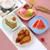 Plato para Huesos de Mesa, Plato Doméstico para Huesos, Plato para Frutos Secos, Bandeja de Plástico para Desperdicios de Mesa, Bandeja para Huesos, Plato para Huesos