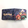 Pokemon Pokemon Bika Dragão Super Cuspidor de Fogo Tartaruga Flecha d'Água Carteira de Moedas Curta em PU Carteira Bolsa para Cartões