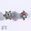 Accesorios Yiwu material diy accesorios de plata antigua estilo Nepal cuentas cuentas de Buda collar pulsera Xizang