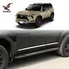 Adequado para Lexus 24 Gx550 Carro Modificado Porta Anti-Colisão Galvanoplastia Tiras Decorativas Brilhantes Tiras de Acabamento Especiais para Carroceria