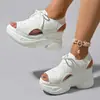 Sandalias Deportivas Flyknit Tallas Grandes Transfronterizas para Mujer 2026 Verano Nuevas Sandalias para Mujer Plataforma Moda Suela Gruesa que Aumenta la Altura