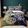 Venta caliente transfronteriza Serie de personalidad mecánica Impresión digital Juego de cama de tres piezas Amazon Comercio Exterior venta al por mayor de textiles para el hogar