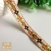 Estilo étnico encaje de tela adornos accesorios fondo camel flores bordadas tela para ropa de algodón adornos para manualidades materiales decorativos