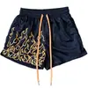 Verão Novo Malha Esportiva Masculino Fitness Shorts Academia Corrida Treino Casual Secagem Rápida Respirável Basquete