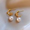 Pendientes de azúcar huecos cepillados dorados con forma de corazón para mujer, nuevos, explosión, lujo ligero, temperamento de alta gama, atmosféricos, para otoño e invierno