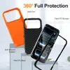 Funda para Teléfono Móvil para Apple 18Pm, Materiales Ecológicos, Accesorio de Teléfono Tres en Uno con Tapón para el Polvo, Adecuado para Fundas de Teléfono iPhone
