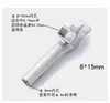 Boquilla para pistola de soldar pisos de plástico PVC Boquilla de soldadura triangular tipo Y Boquilla de punta de acero inoxidable Boquilla de aire Boquilla redonda para junta de soldadura de pistola de aire caliente PP